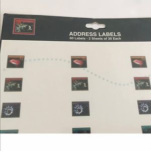 New 60 Address Labels Sea Creature Stamp Hallmark United States Post Office